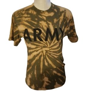 Army Tie Dye Tshirt Small.